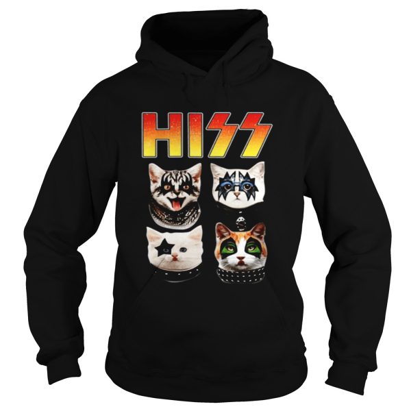 Hiss Cats Kittens Kiss rock shirt