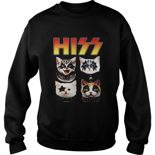 Hiss Cats Kittens Kiss rock shirt