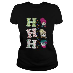 Ho Ho Ho Cat Christmas Hat Shirt 2
