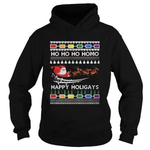 Ho Ho Ho Homo Happy Holigays Shirt 1