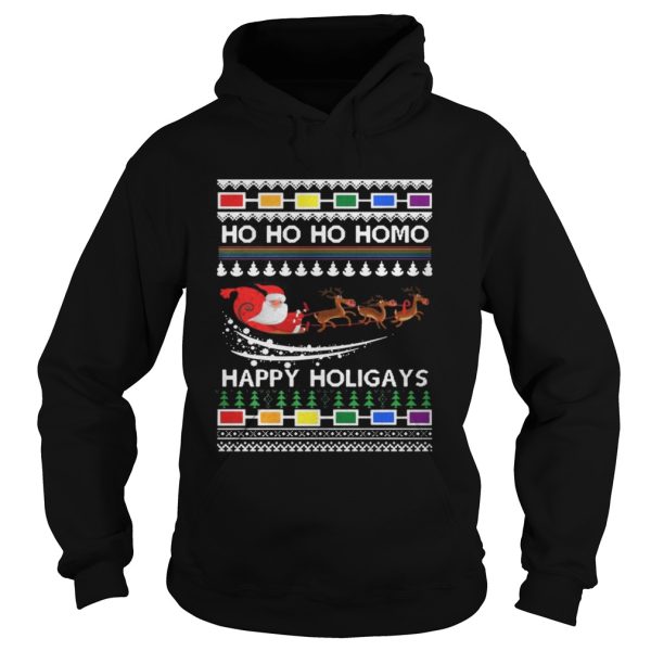 Ho Ho Ho Homo Happy Holigays Shirt