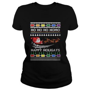 Ho Ho Ho Homo Happy Holigays Shirt 2