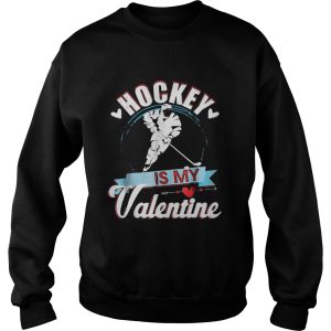 Hockey Is My Valentine Funny Valentines Shirt 3