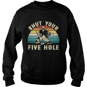 Hockey Shut your five hole vintage shirt 3