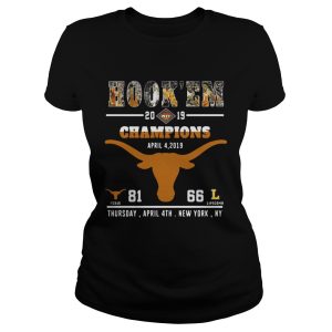 Hook'em 2019 NIT Champions Texas April 4 2019 81 Lipscomb 66 shirt 1