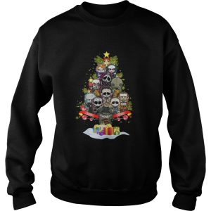 Horror Characters christmas tree shirt 2