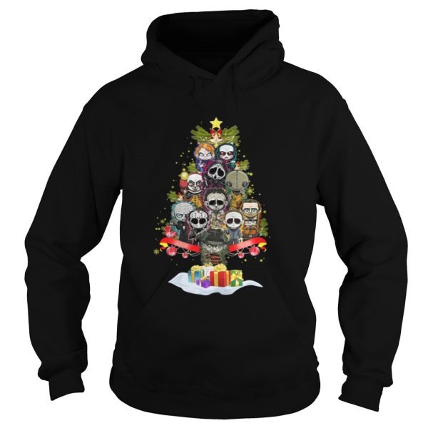 Horror Characters christmas tree shirt