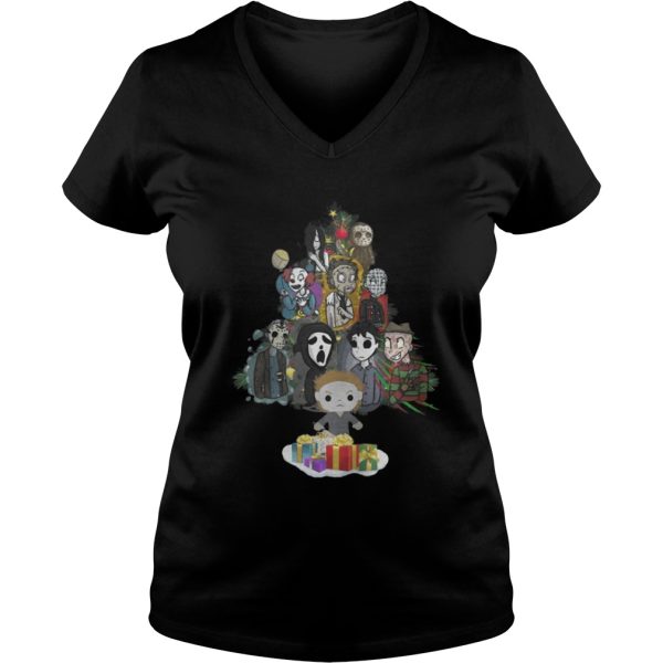 Horror Movie Christmas Tree Shirt