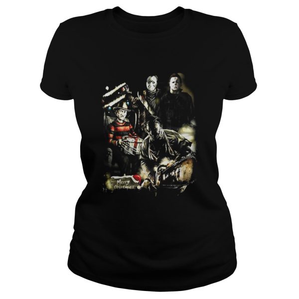 Horror Movies Merry Christmas Shirt