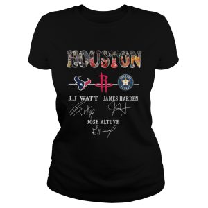Houston JJ Watt James Harden Jose Altuve Houston Signature Shirt 2