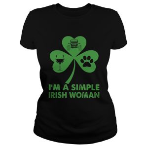 I'm A Simple Irish Woman Shirt 1