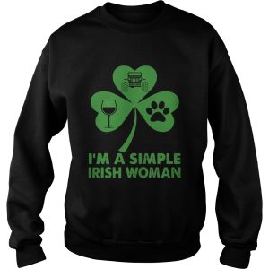 I'm A Simple Irish Woman Shirt 3