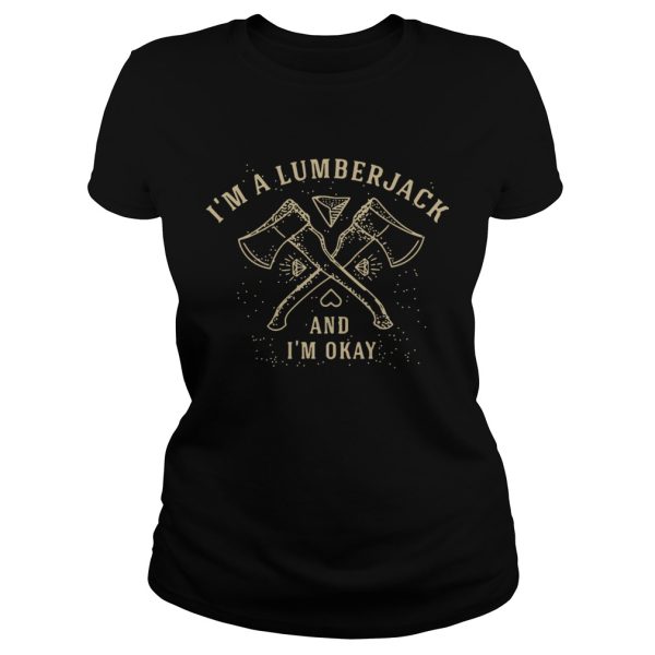 I’m a lumberjack and I’m okay shirt