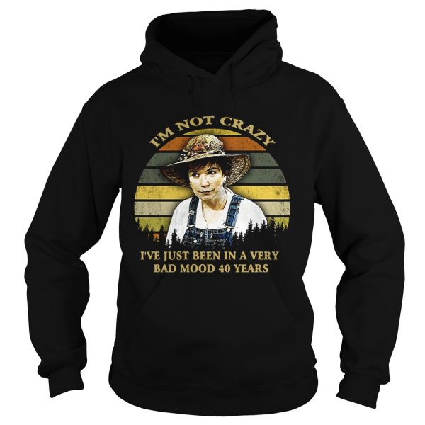 I’m not crazy I’ve just been in a very bad mood 40 years vintage shirt