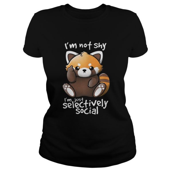 I’m not shy I’m just selectively social shirt