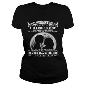 I Married One Angle Born In March Birthday Gift Shirt 1