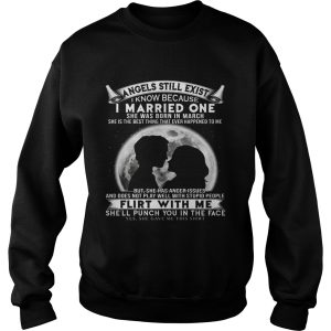 I Married One Angle Born In March Birthday Gift Shirt 3