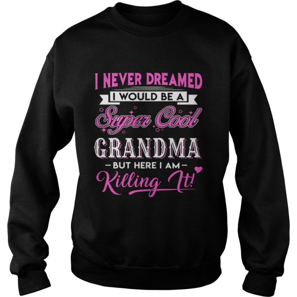 I Never Dreamed I would Be Super Cool Grandma Gift Shirt