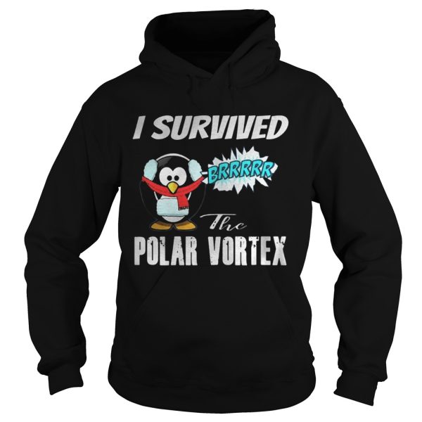 I Survived The Polar Vortex Funny Penguin Shirt