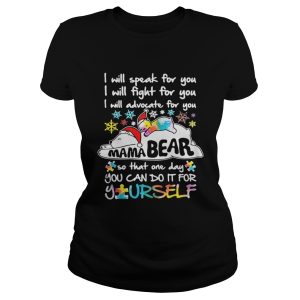 I Will Speak For You I Will Fight For You I Will Speak For You I Will Advocate For You Shirt 2