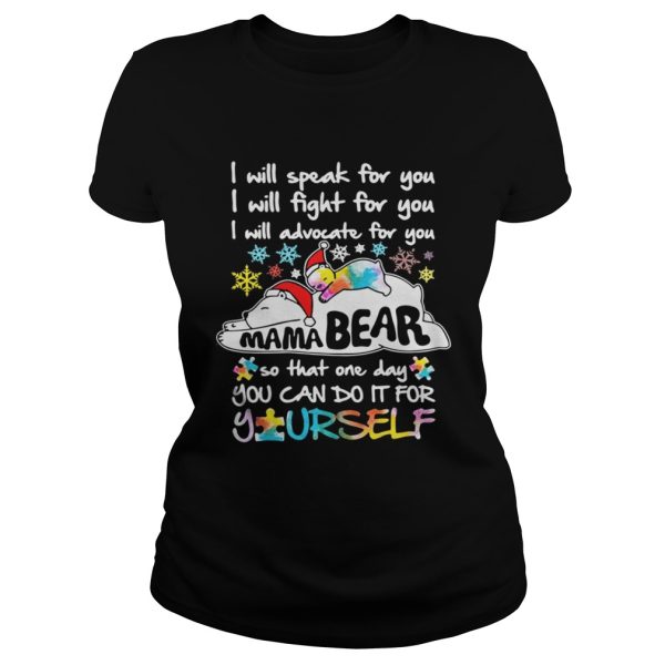 I Will Speak For You I Will Fight For You I Will Speak For You I Will Advocate For You Shirt