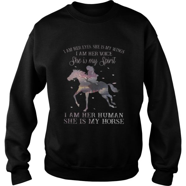 I am her human she is my horse sweater