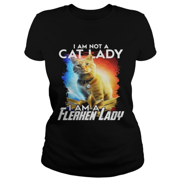 I am not cat lady I am a Flerken lady Captain Marvel shirt