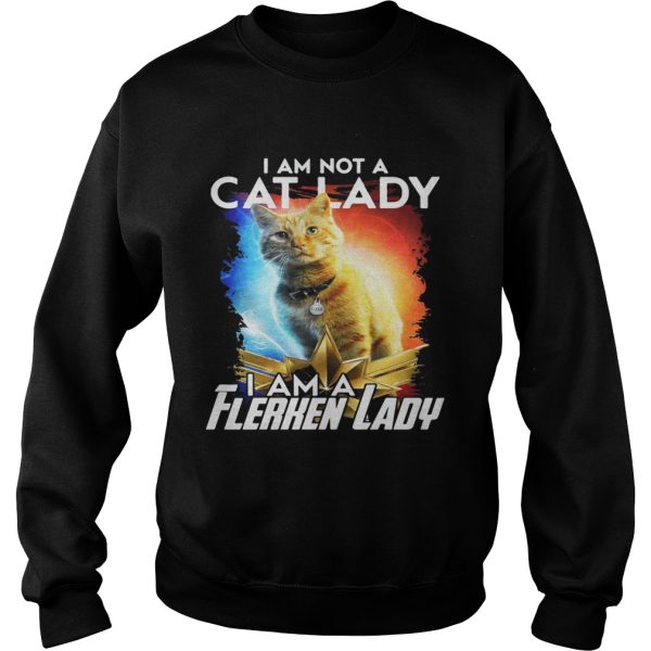 I am not cat lady I am a Flerken lady Captain Marvel shirt