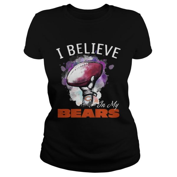 I believe in my Chicago Bears shirt