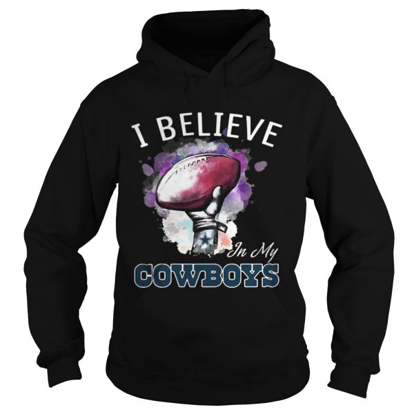 I believe in my Dallas Cowboys shirt