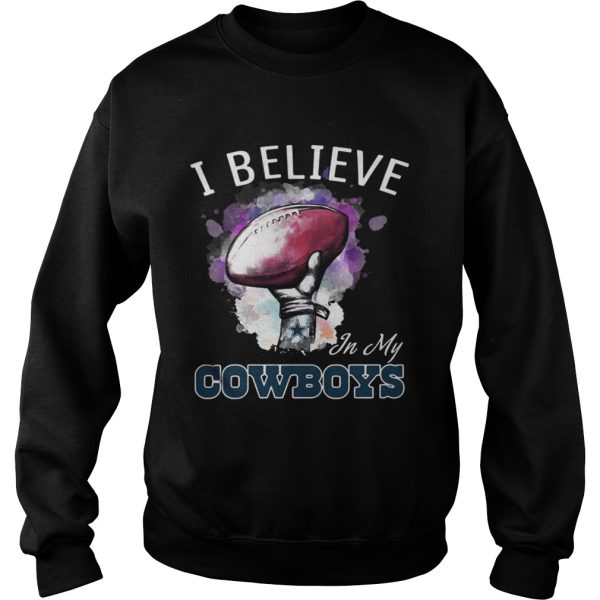 I believe in my Dallas Cowboys shirt