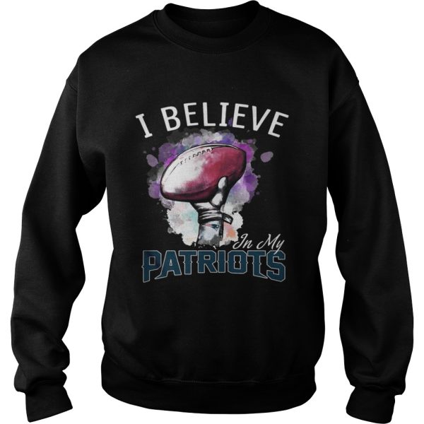 I believe in my New England Patriots shirt