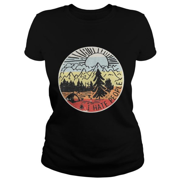 I hate people I like camping shirt