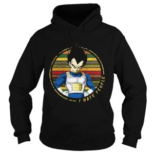 I hate people Vegeta vintage shirt 2