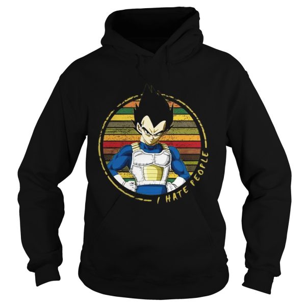 I hate people Vegeta vintage shirt