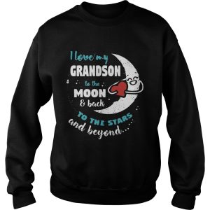 I love my grandson to the moon and back to the stars and beyond shirt 3