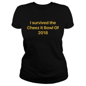 I survived the Cheez It bowl of 2018 shirt 1 I survived the Cheez It bowl of 2018 shirt 2