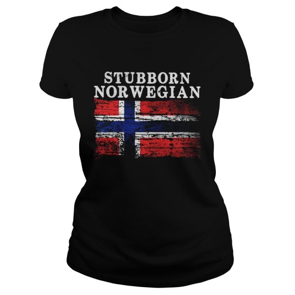 Iceland Flag Stubborn Norwegian Shirt