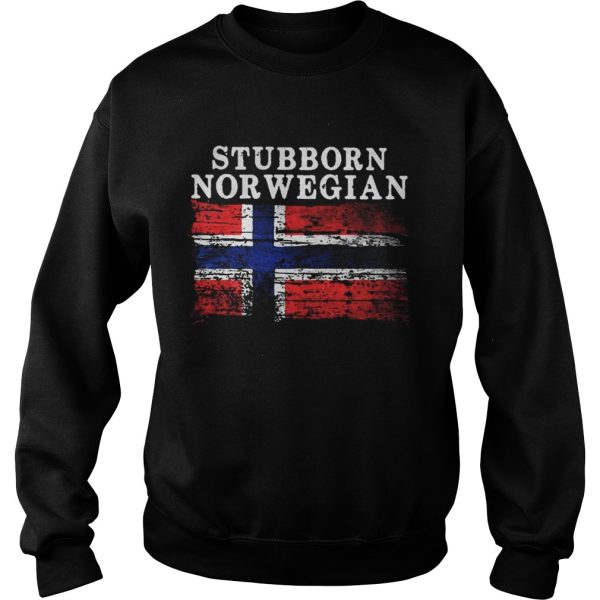 Iceland Flag Stubborn Norwegian Shirt