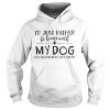 Id just rather be home with my dog its too peopley out there shirt