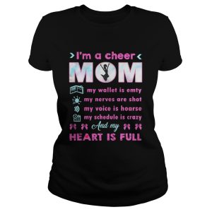 Im A Cheer MomIm My Wallet Is Empty Nerves Are Gildan Shirt 1