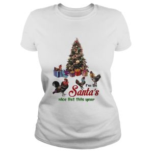 Im On Santas Nice List This Year Shirt 2