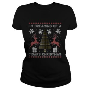 Im dreaming of a cigars christmas shirt 2