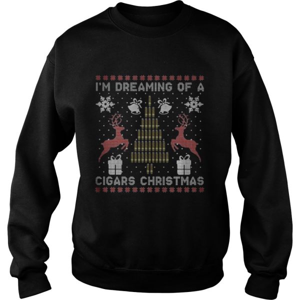 Im dreaming of a cigars christmas shirt