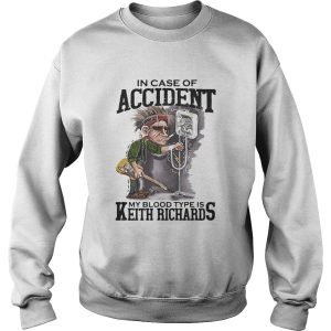 In case of accident My blood type is Keith Richards shirt 2