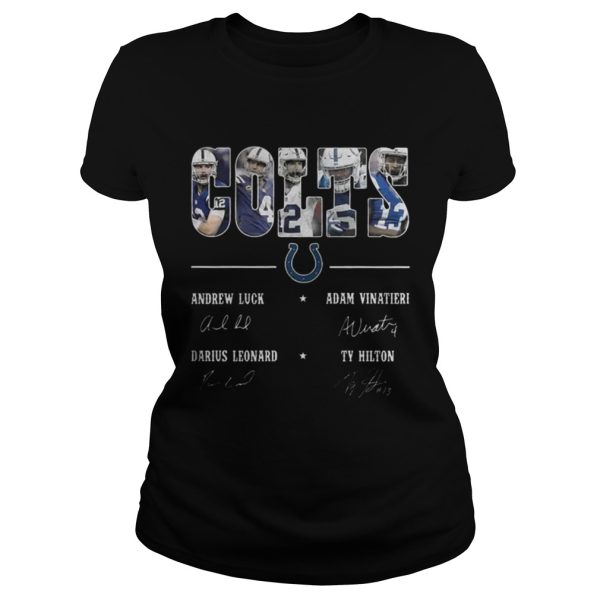 Indianapolis-Colts Team Names Signature Shirt