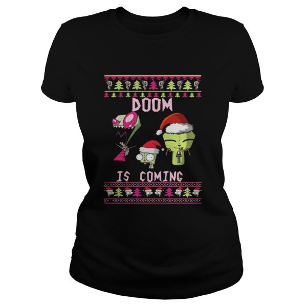 Invader Zim Doom – Doom Is Coming Christmas shirt