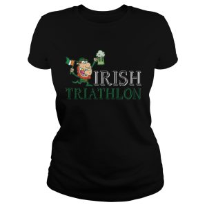 Irish Triathlon T Shirt St Patrick's Day Party Drinking T Shirt 1
