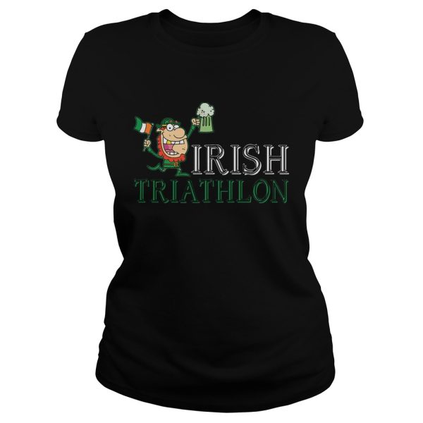 Irish Triathlon T-Shirt St. Patrick’s Day Party Drinking T-Shirt