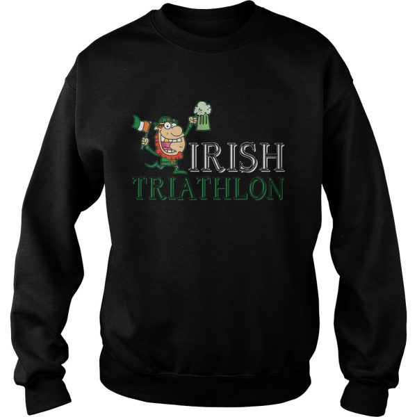 Irish Triathlon T-Shirt St. Patrick’s Day Party Drinking T-Shirt